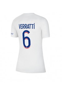 Paris Saint-Germain Marco Verratti #6 Fotballdrakt Tredje Klær Dame 2022-23 Korte ermer